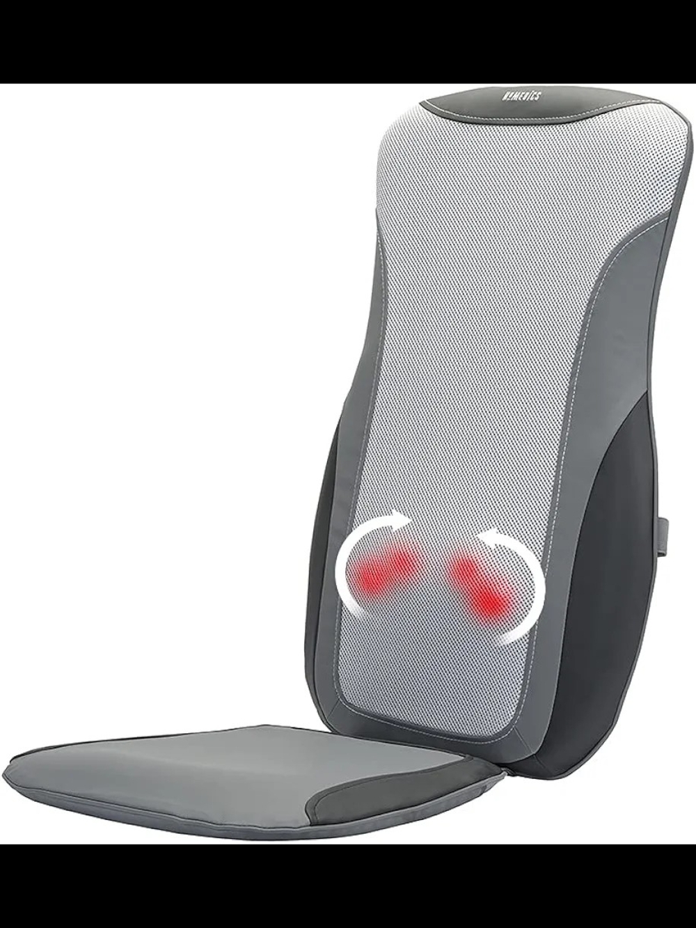HoMedics Black and Silver Massage Cushion Remote Control